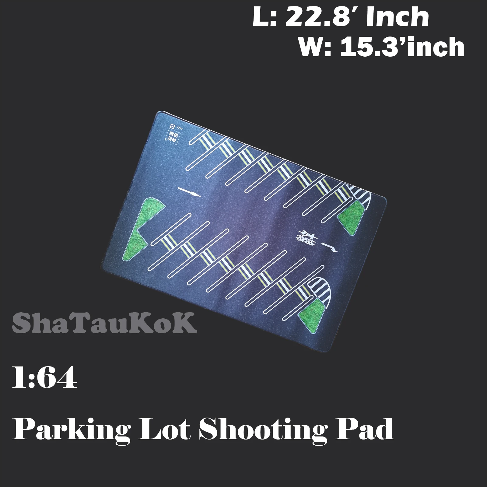 

Mouse Pad Parking 1/64 Lot Mat Model Car Vehicle Scene Display Toy Scene Show Table Mouse Pad 1:64