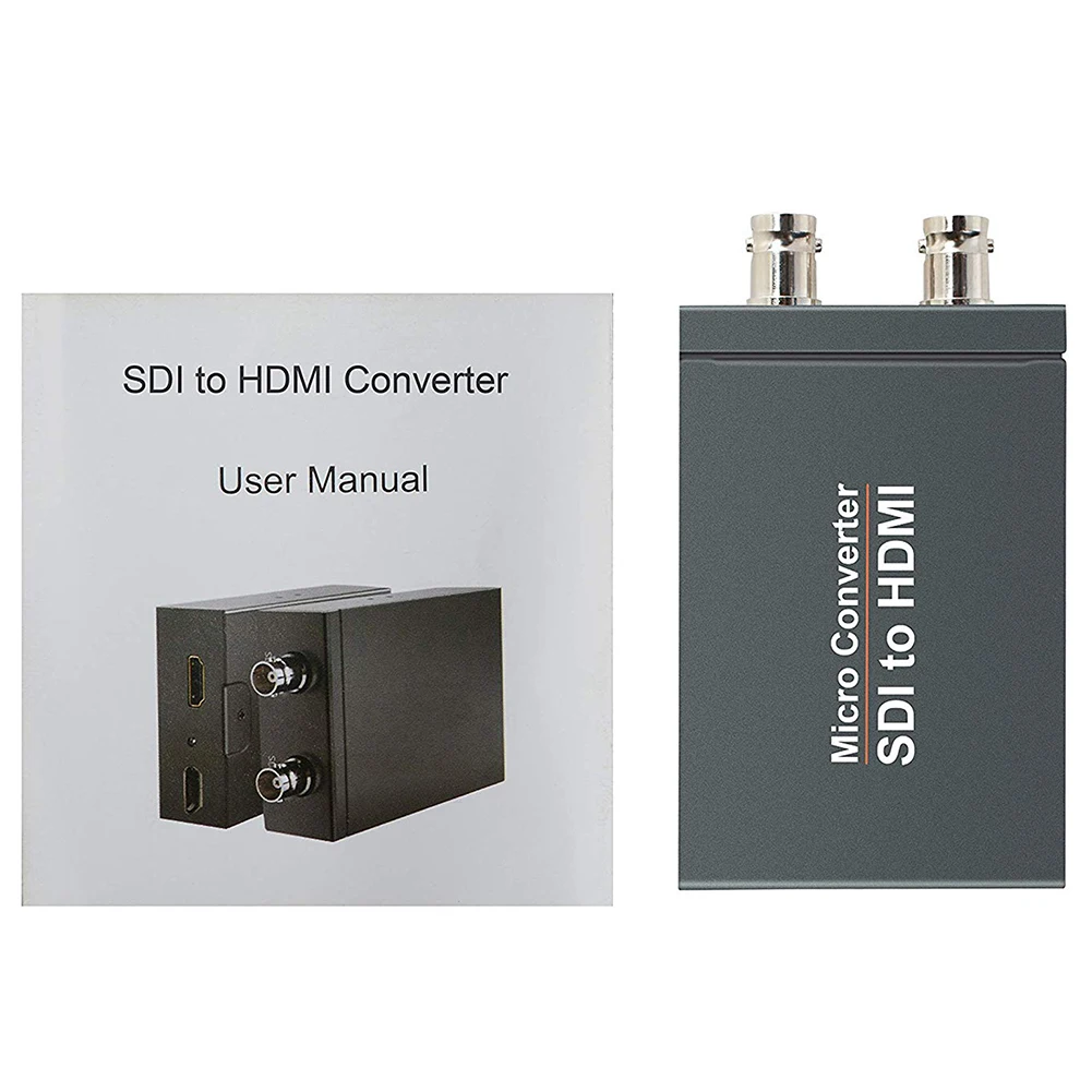 SDI к HDMI/HDMI к SDI с питанием мини 3g HD SD-SDI видео микро Конвертер адаптер с аудио Автоматическое определение формата для камеры