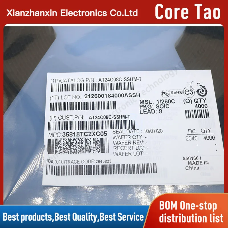 

10PCS/LOT AT24C08C-SSHM-T AT24C08C AT24C08 Screen printing 08CM The memory chip IC brand new original