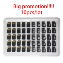 10 шт. в партии 8 ГБ 16 ГБ 32 ГБ 64 Гб Micro SD карта C10 TF класс 10 Мобильный телефон карта памяти
