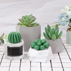 Многоразовые 3D силиконовые формы для эпоксидной смолы, горшок для растений, бетон, цемент, глина, форма для изготовления смолы, свечей, мыла