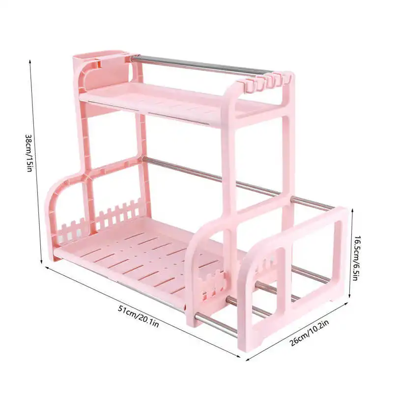 

Spice Rack Jar Organizer 15x20.1x10.2in Restaurant Storing Rack for Home