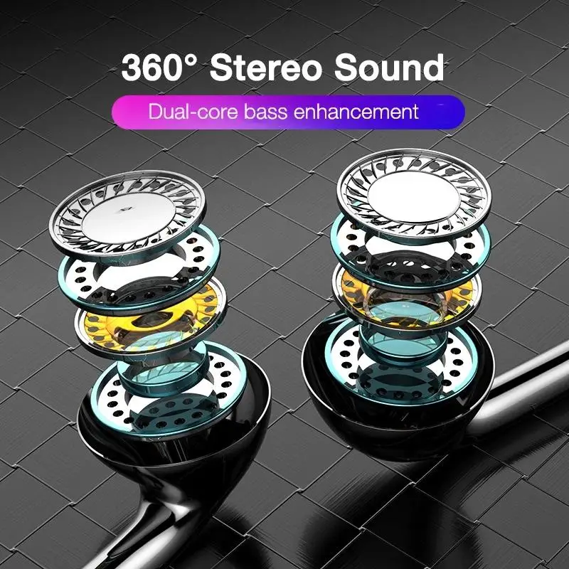 3.5mm Wired Headphones With Bass Earbuds Stereo Earphone Music Sport Gaming Headset With mic For IOS Android Phone images - 6