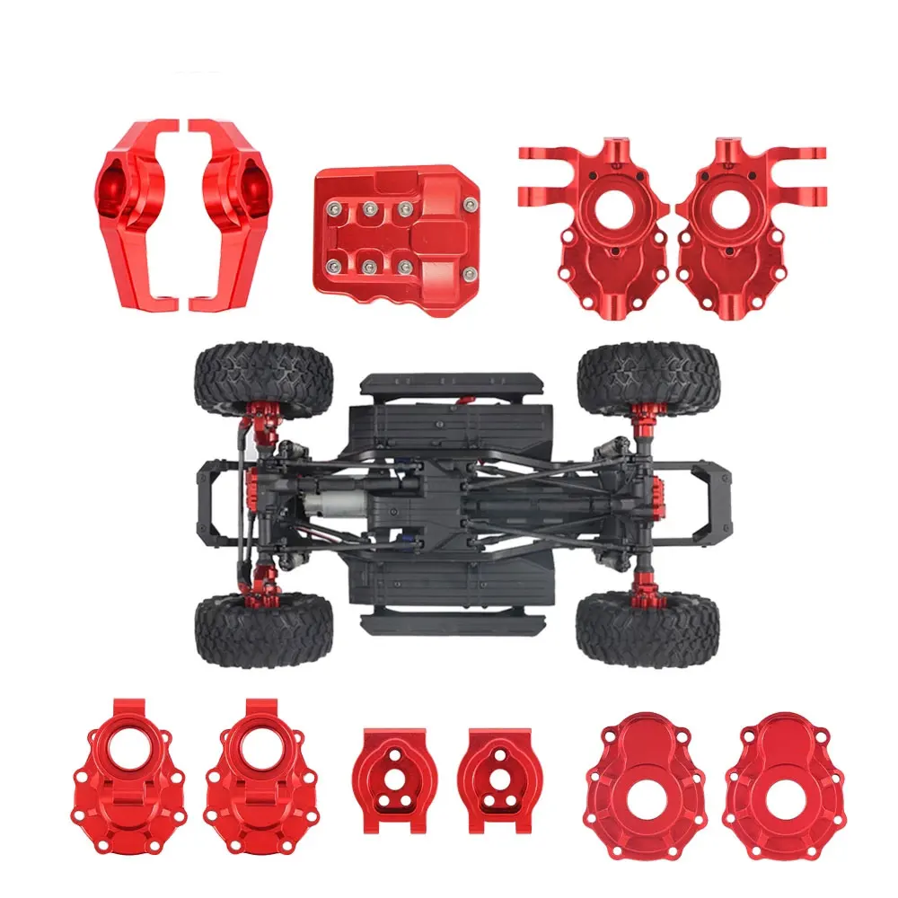 

TRX-4 Aluminum Alloy Skid Plates Suspension Bracket Motor Cover Bumper Mount for 1/10 RC Crawler Car TRX4 Sport/Defender
