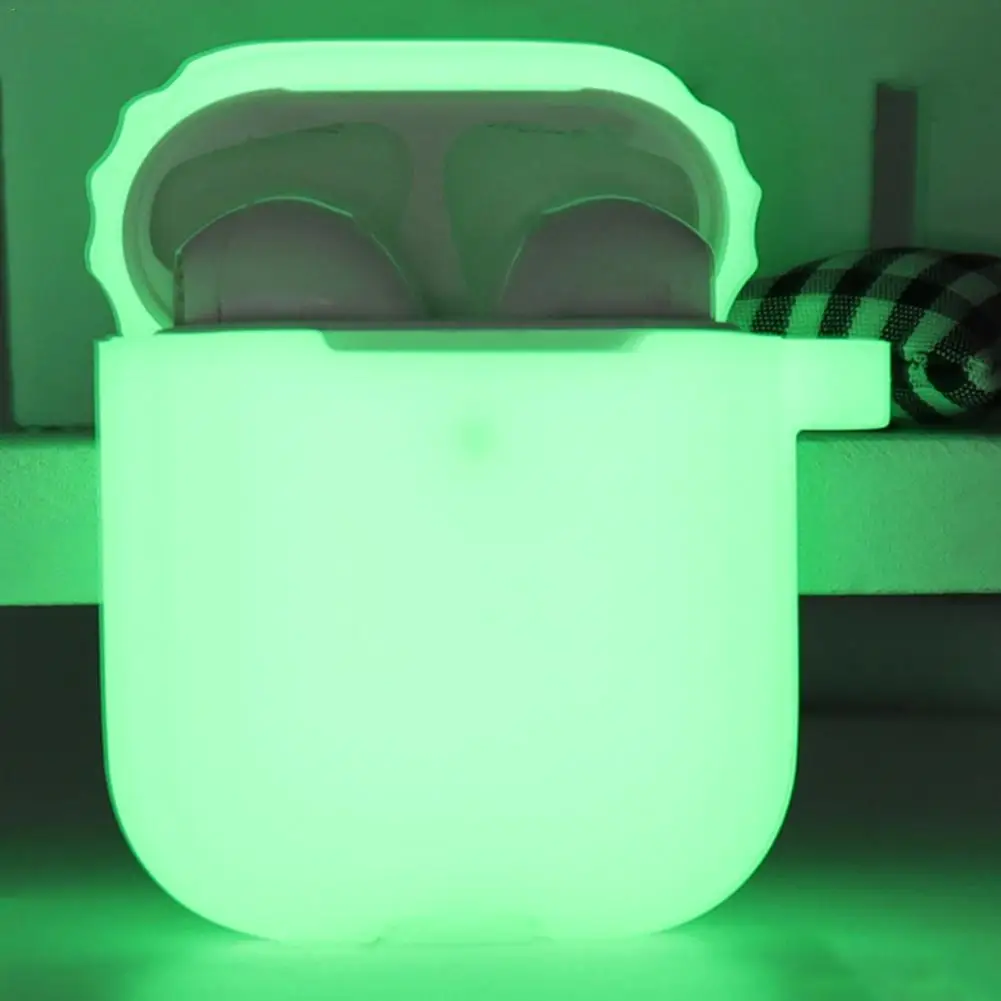 Новый высококачественный светящийся анти-капля ящик для хранения Airpods 1 2