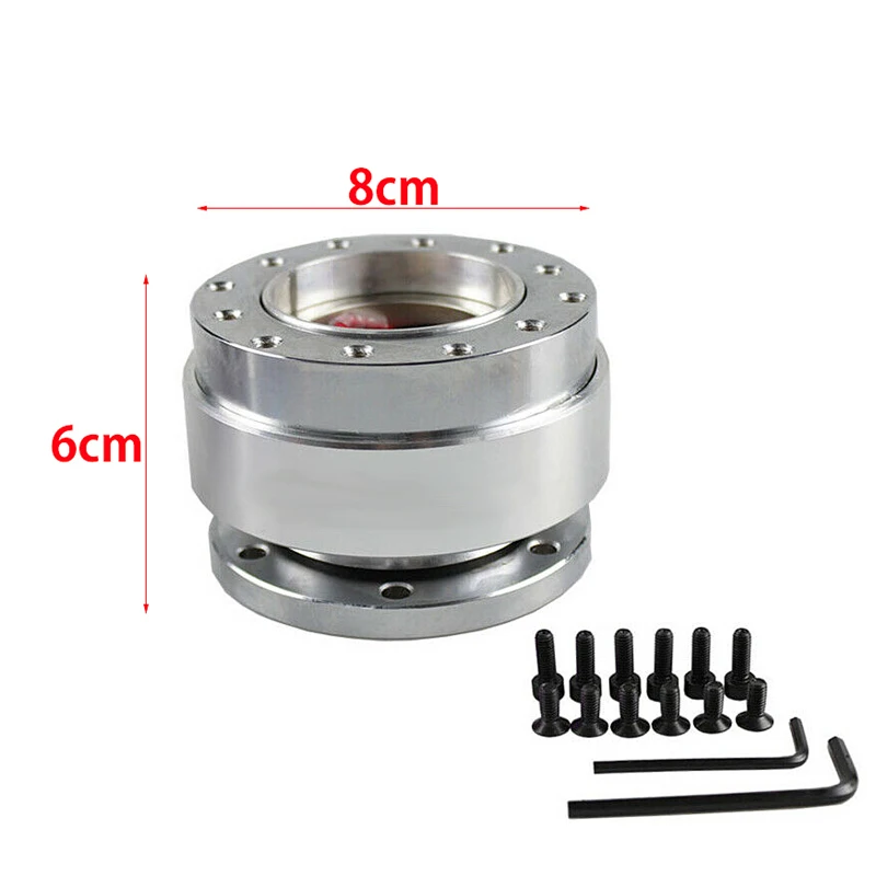 Универсальный Алюминиевый быстросъемный адаптер для рулевого колеса с 6