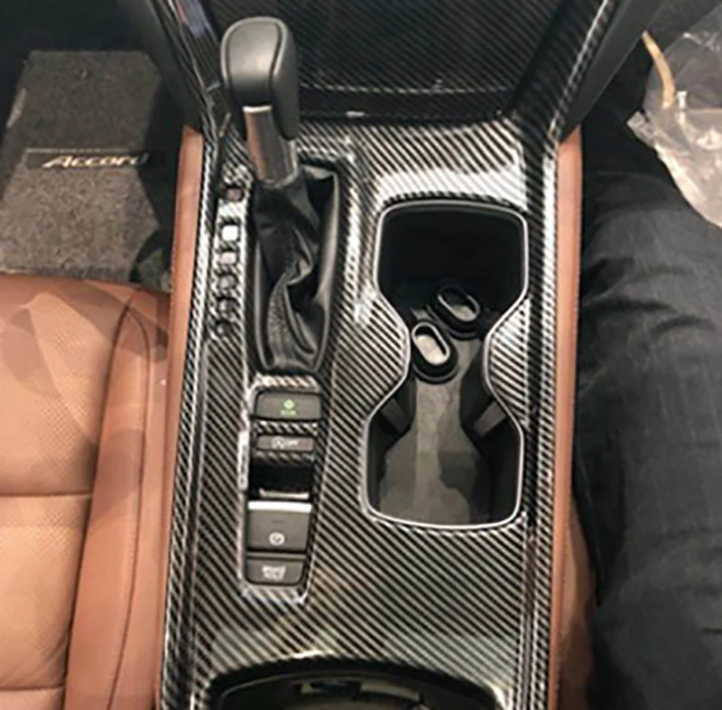 Крышка кронштейна коробки переключения передач из углеродного волокна для Honda