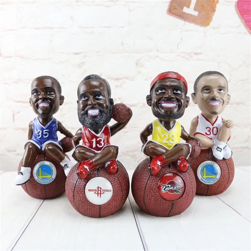 1 шт. креативная баскетбольная звезда Джеймс карри копилка поделки из смолы