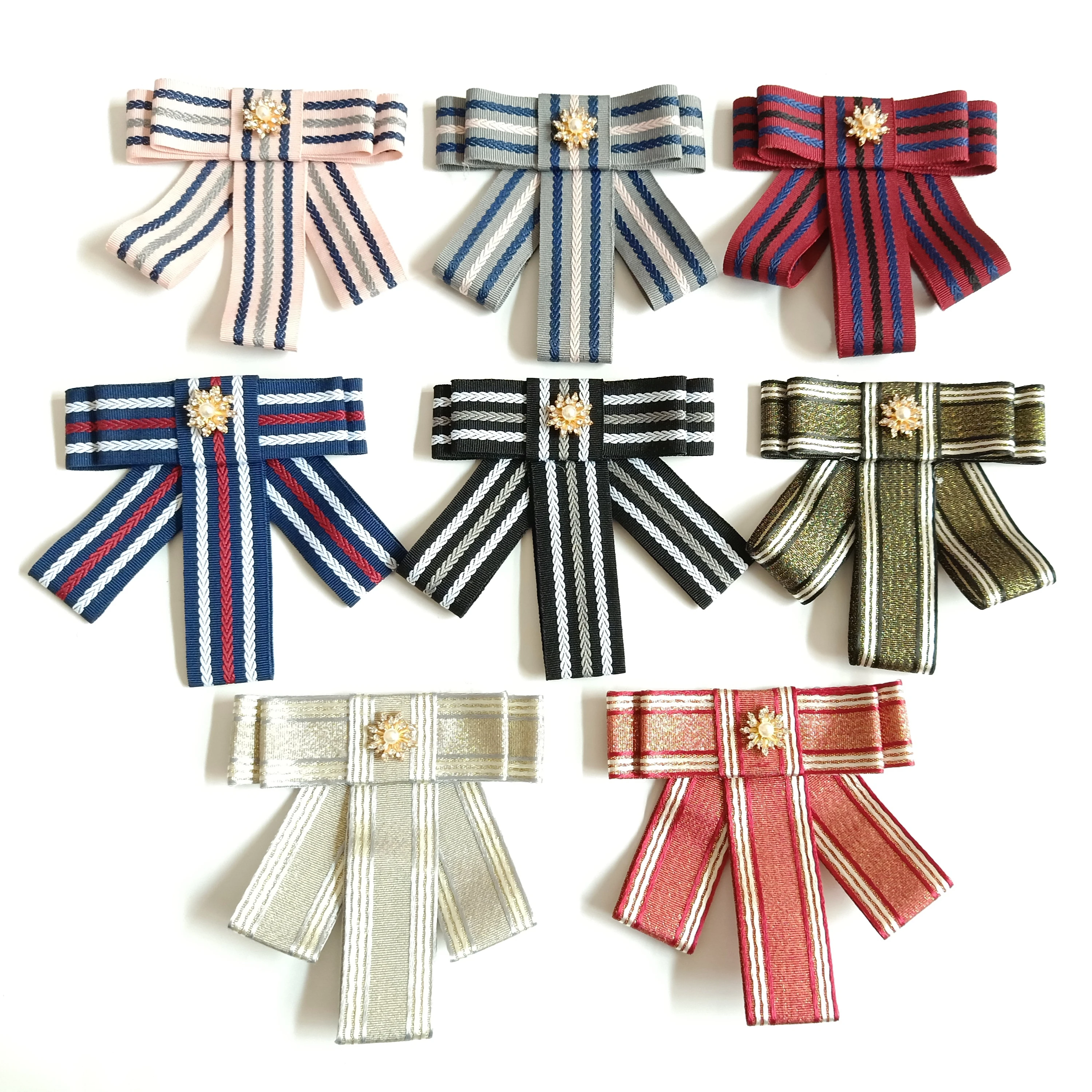 Женская Брошь-бант с большим бантом зимняя бижутерия 1 шт. | Украшения и