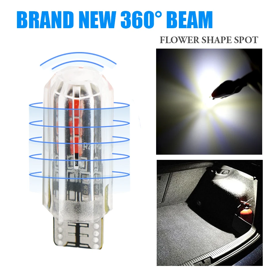 2 шт. светодиодный автомобисветильник светодиодные лампы T10 LED W5W | Автомобили и