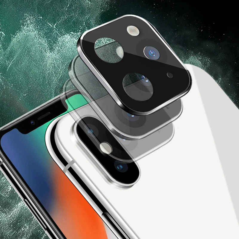 Металлическое алюминиевое защитное кольцо для камеры iphone X XS Max Сменный Чехол 11 pro