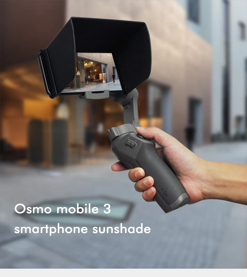 Startrc DJI osmo moble/mobile 3 ручные аксессуары для Кардана смартфон солнцезащитный козырек для смартфона 4,7-5,5 дюймов