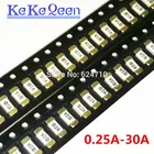 Керамический предохранитель, 100 шт., 0451, 2410, 1808 SMD, 0,25a0,5a0,75a1A1.5A1.6A2A3A3.15A4A5A6.3A7A8A10A12Aкубовидный предохранитель 15A20A