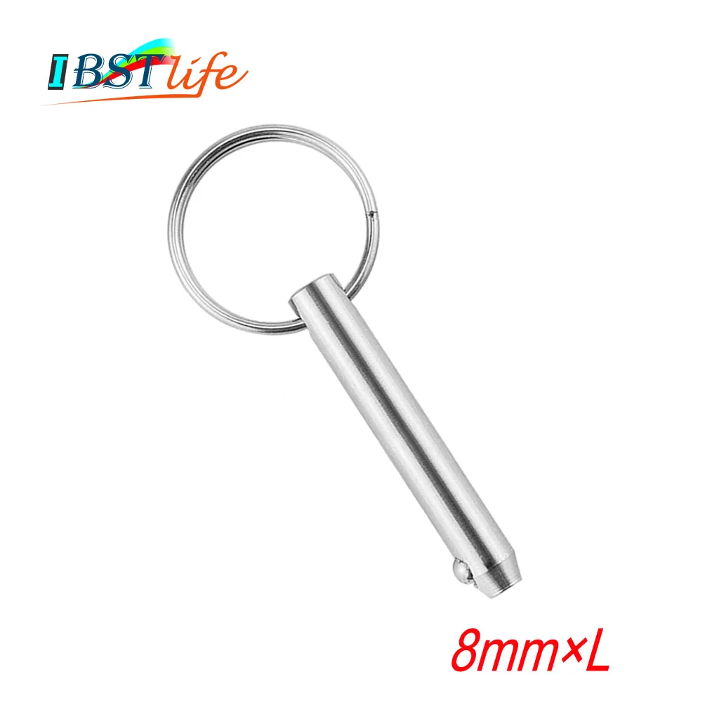 

8mm BSET MATEL Marine Grade Quick Release Ball Pin for Boat Bimini Top Deck Hinge Marine Stainless Steel 316 Boat Accessories