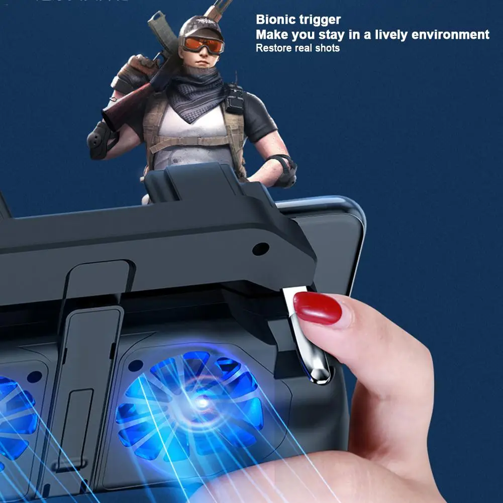 Игровая Подставка-кулер мобильный телефон охлаждающий вентилятор контроллер