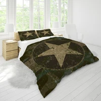 bedding set duvet cover full size bedroom online company kids camouflage five pointed star teen home textile soft quality custom