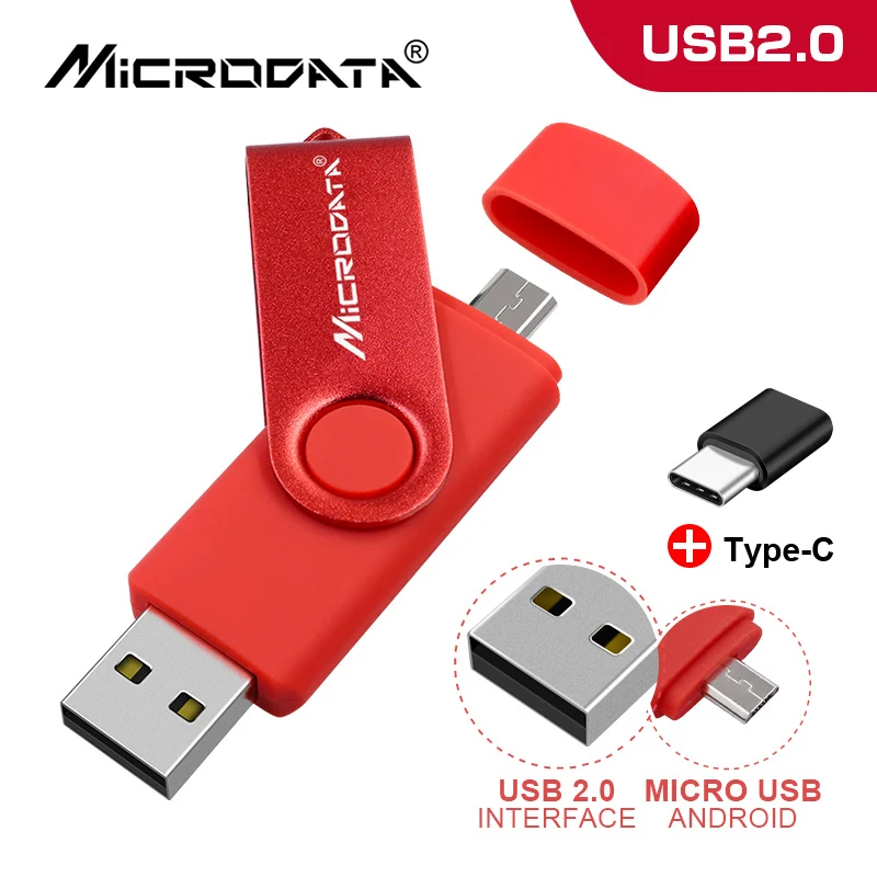 Multicolor High Speed type-c 3 in1 OTG USB Flash Drive 64gb 128gb Pen 8 16 32 gb Pendrive for Smart Phone Micro Stick | Компьютеры и