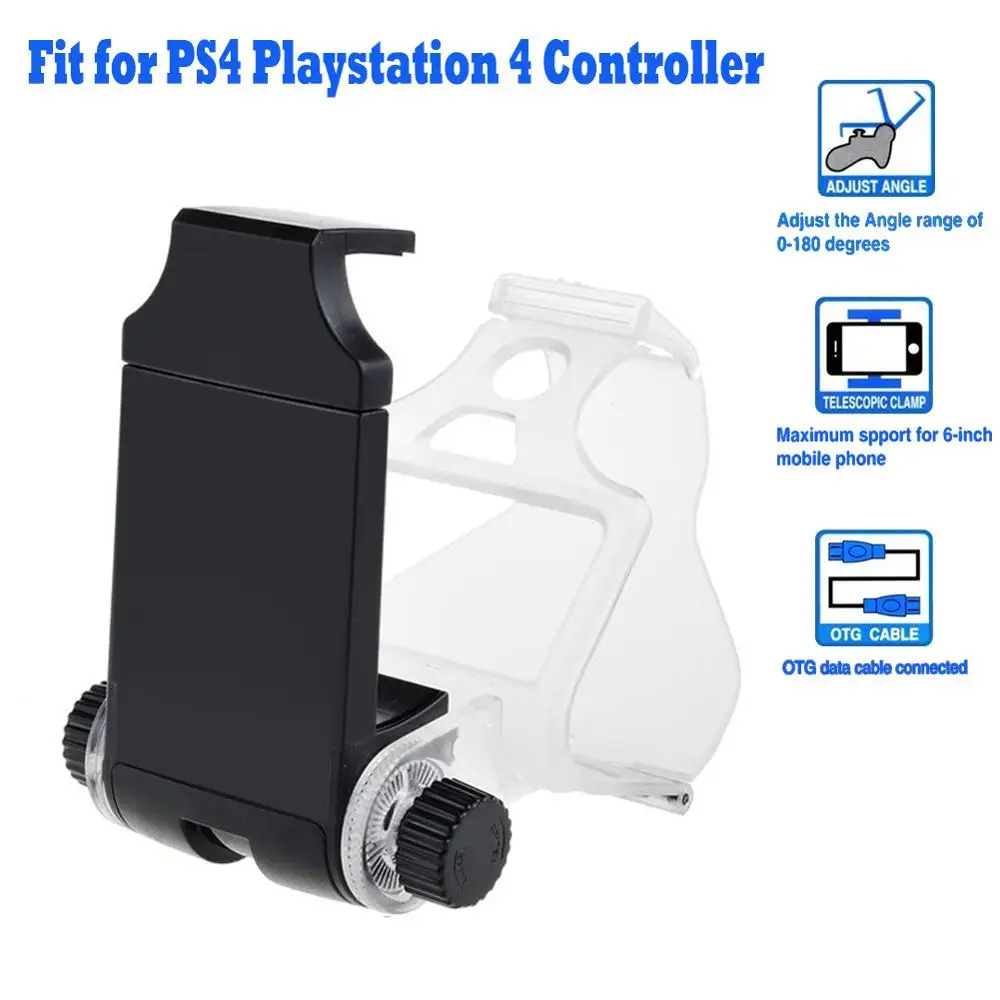 Зажим для смартфона Зажимная стойка кронштейн для playstation 4/Slim/Pro Dualshock 4 держатель контроллера джойстик PS4 крепление