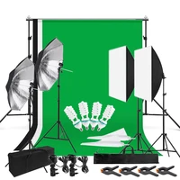 photo studio accessories lighting kit photography backdrop stand kit softbox umbrellas light for portrait video shooting