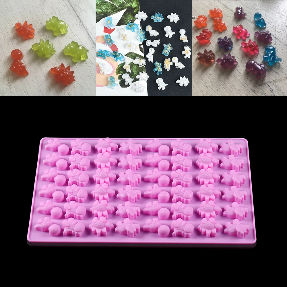 

Clear Cute Cartoon Little Dinosaur Turtle Epoxy Resin Molds For DIY Resin Epoxy Mold Silicone Jewelry Making Supplies Accessorie