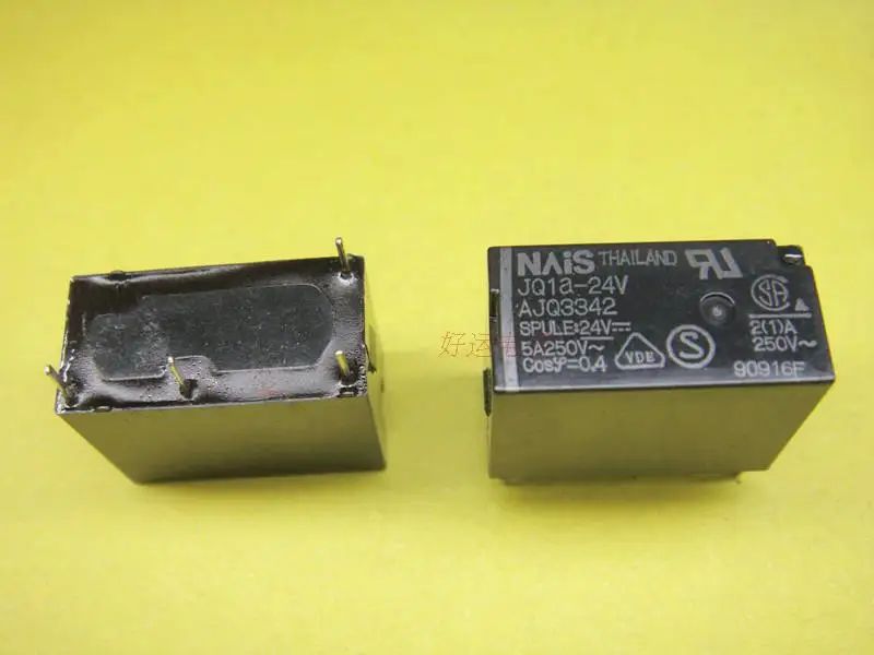 JQ1A-24V-F AJQ3342F JQ1A-24V AJQ3342 5A250VAC 4 Пина 24VDC DC24V 24V Мощность реле