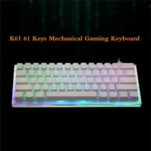 Gamakay K61 Hot Swappable 61 Keys Mechanical Gaming Keyboard Tyce-C Wired RGB Backlit Gateron Switch Crystalline Base Gamakay K61 Hot Swappable 61 Keys Mechanical Gaming Keyboard Tyce-C Wired RGB Backlit Gateron Switch Crystalline Base