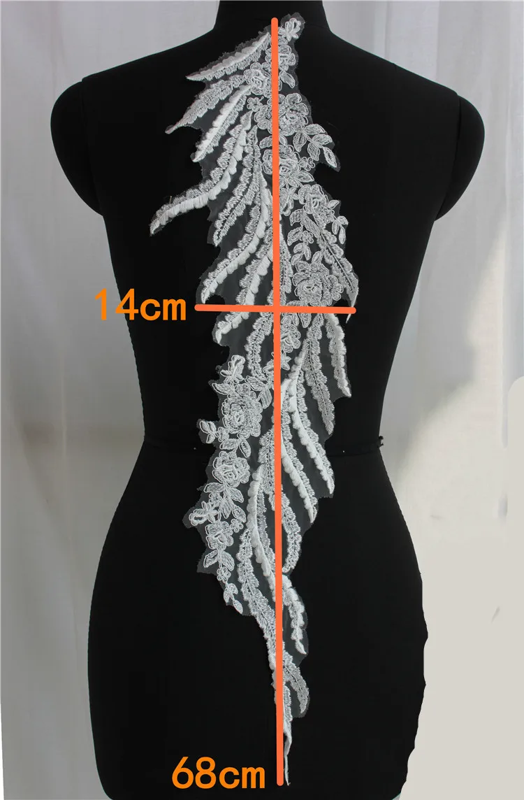 Вышитая аппликация для свадебного вечернего платья аксессуары одежды RS1303 | Дом и