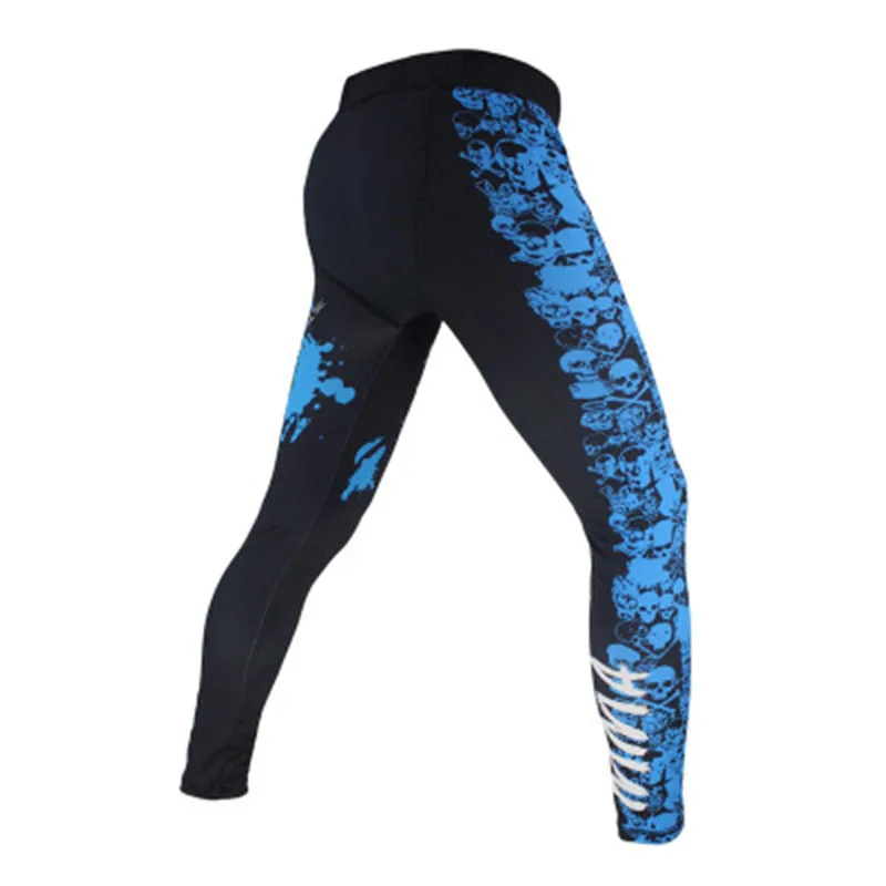 

Спортивные мужские компрессионные штаны для бега, спортзала, фитнеса, боди-шейпер, тренировочные брюки, трико, быстросохнущие брюки