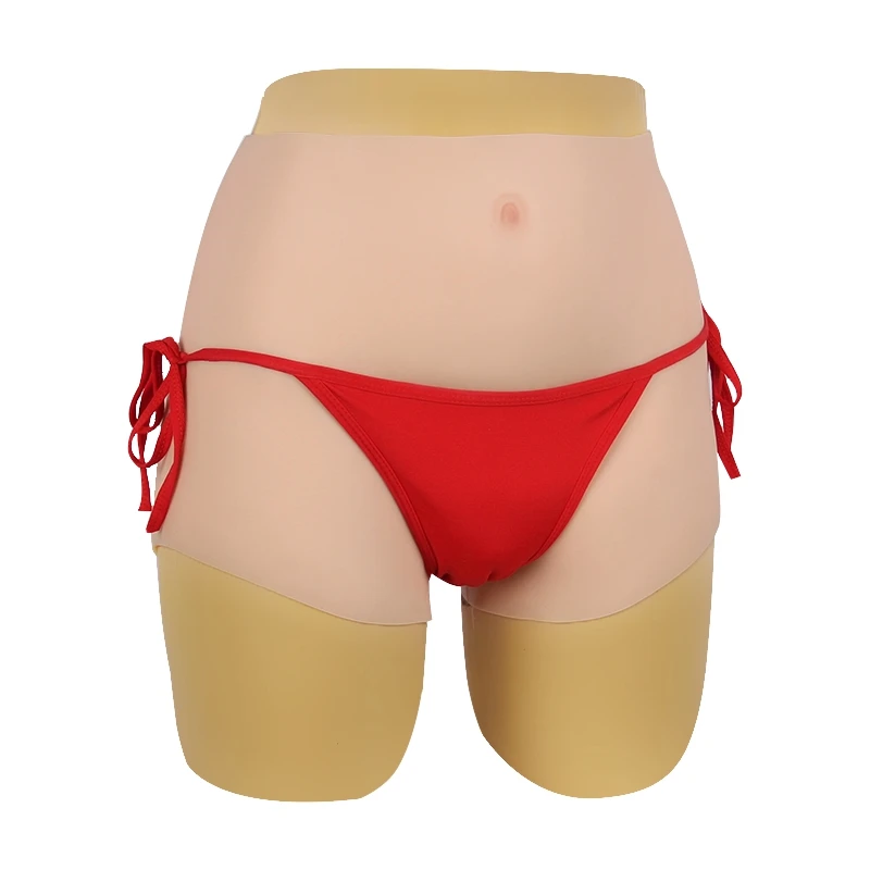 82 см силиконовые реалистичные влагалище трусики Трансвестит киска брюки