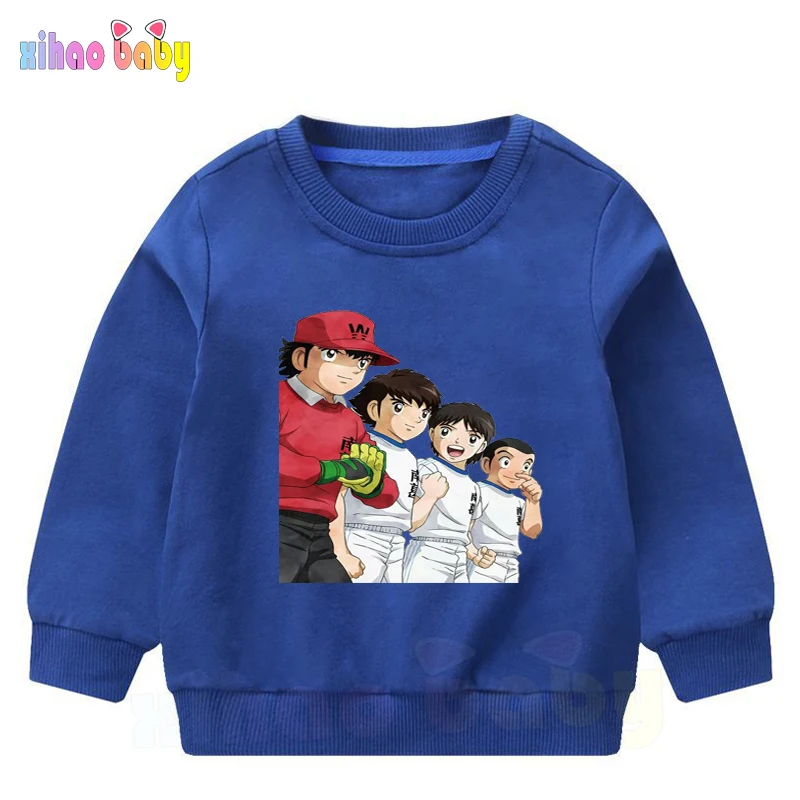 

Newest children Sweatshirt Captain Tsubasa Print Kids Baby Boy Cotton T-Shirt Boys Winter Hoodies Sweatshirts Tops Tee 2-13Yrs