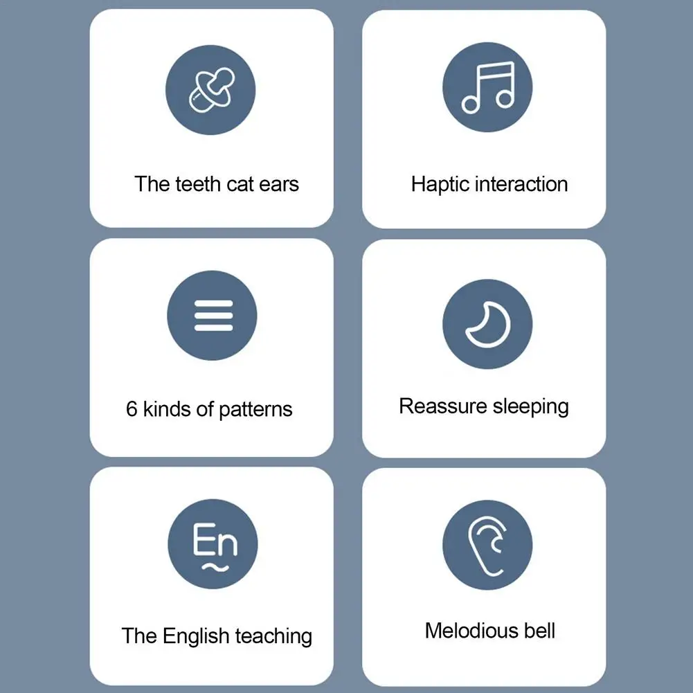 

Infant Cute Teether Tumbler Early Education Educational Soothing Toy Resistant ABS Elasticity Durable Toy