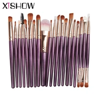 xishow 20pcs 123 lot makeup brushes set eye shadow foundation powder eyeliner eyelash lip make up brush cosmetic tool kit