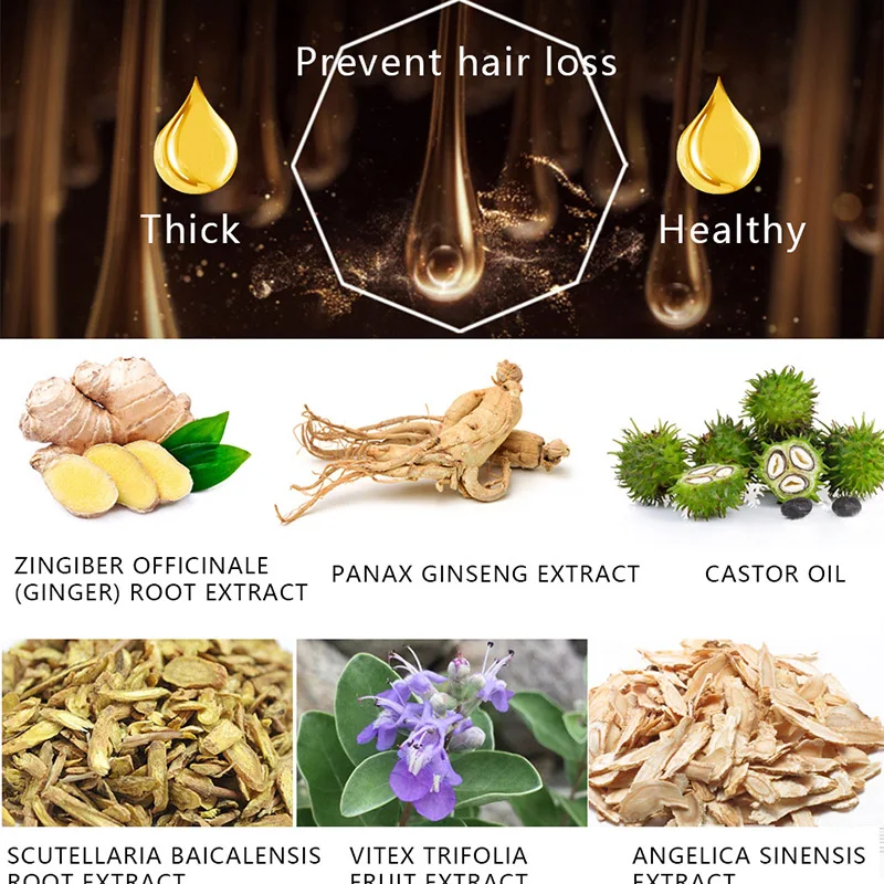 

Hot Hair Care Essential Oil Essence Preventing Hair Loss Moisturizing Nourishing for Women Men t6