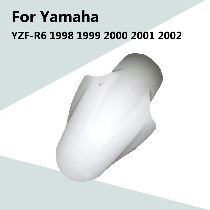 

For Yamaha YZF-R6 1998 1999 2000 2001 2002 Unpainted Front Mudguard Fender ABS Injection Fairing Motorcycle Accessories