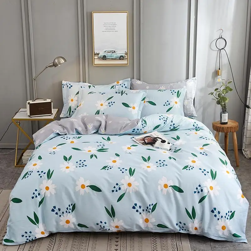 Комплект постельного белья для дома из 100% хлопка 5 размеров AA AB двухсторонний с