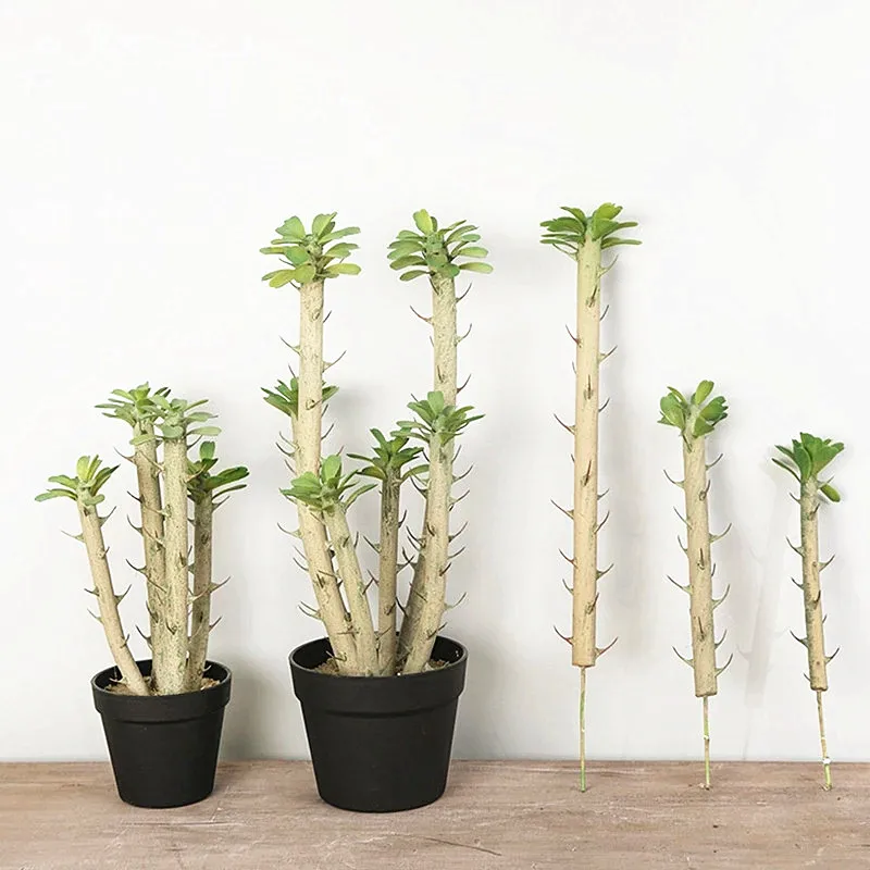 50 см искусственные цилиндрические кактусы растения тропические пластиковые