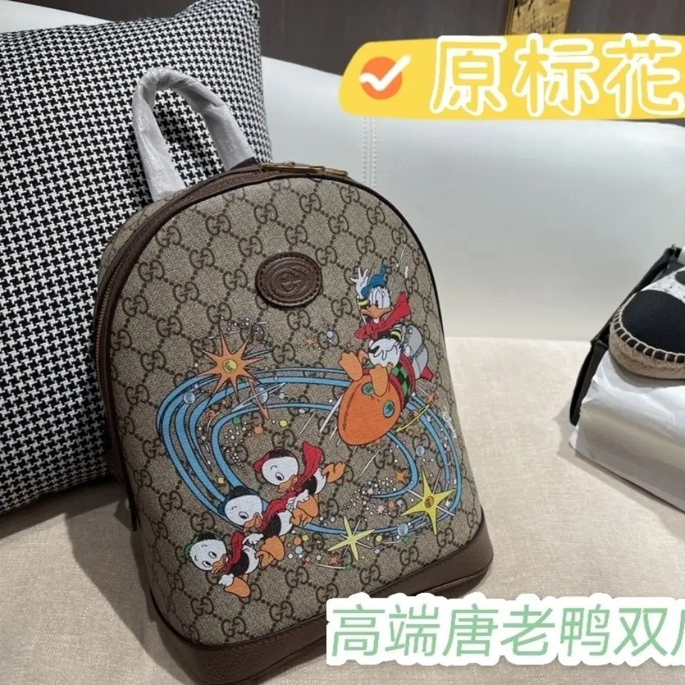 

Новинка 2021, рюкзак Disney «Дональд Дак», школьный рюкзак, женский рюкзак с защитой от кражи