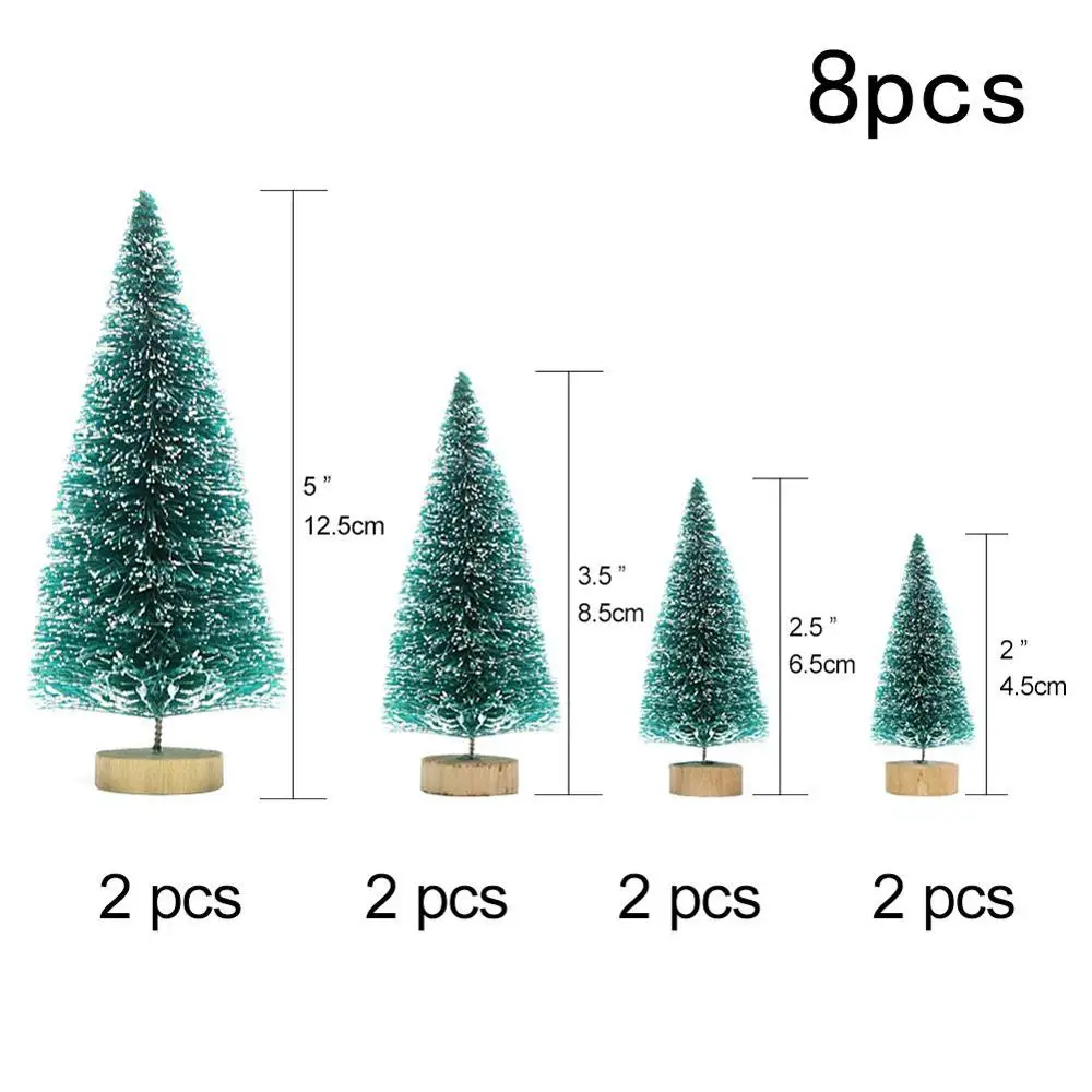 8pcs OurWarm маленький красный металлический Грузовик Рождественский Декор новогодние подарки для детей ручной работы классический дизайн Мини Рождественская елка модель автомобиля - Цвет: 8pcs