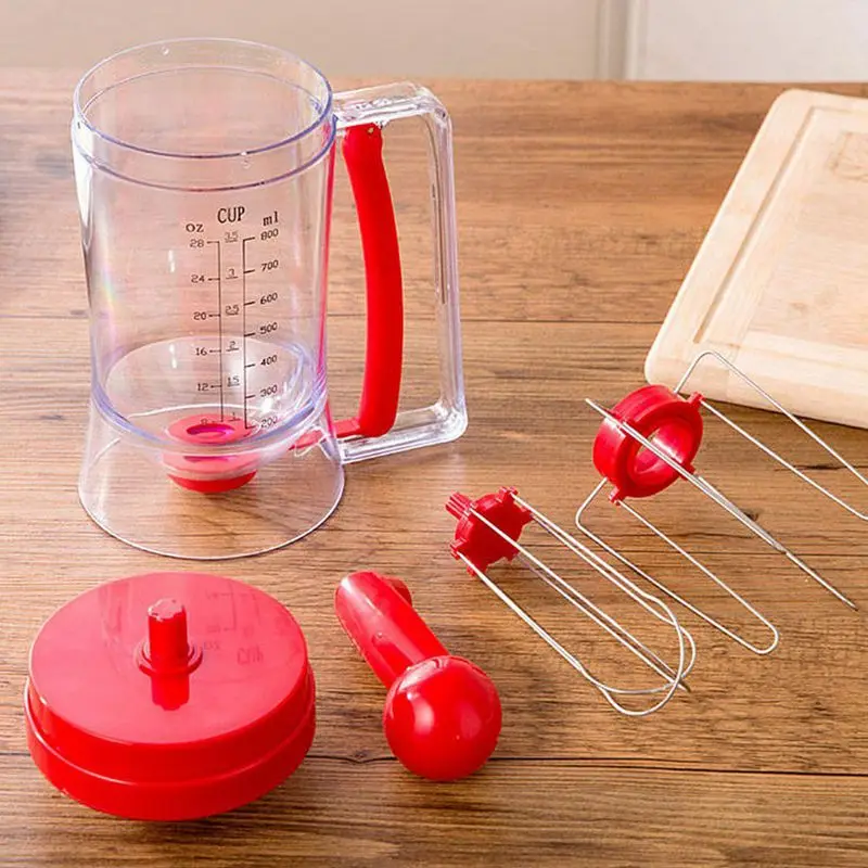 

Manual Pancake Machine 800ml/26.7 OZ Cupcake Funnel Batter Dispenser Cream Separator Tool Cake Dough Dispenser