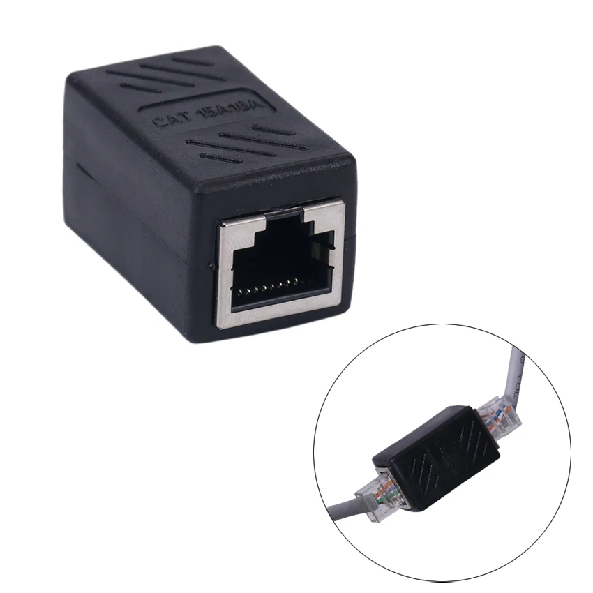 

1 шт., переходник-удлинитель RJ45 для сетевой локальной сети