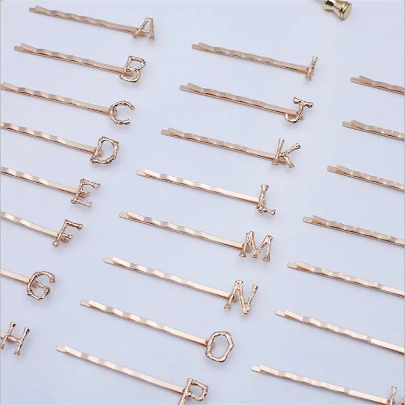 

SIXTY TOWFISH 50 Pieces Jewelry Accessories Alloy Simple And Clip Hairpin Letter Folder