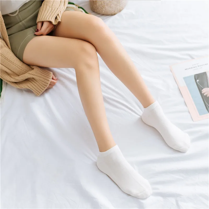 5 пар носков для женщин сезон весна-лето Простые повседневные дезодорирующие