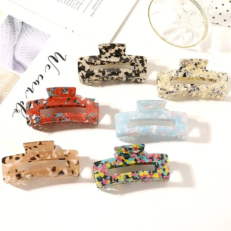 Ful Acetate Hair Clips Crab For Hair Girls Hair Accessories Hair Claw New