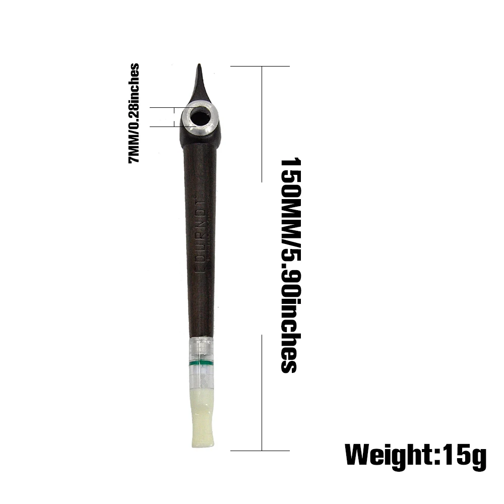 Курно черное дерево курительная трубка 150 мм рот фильтр наконечники и