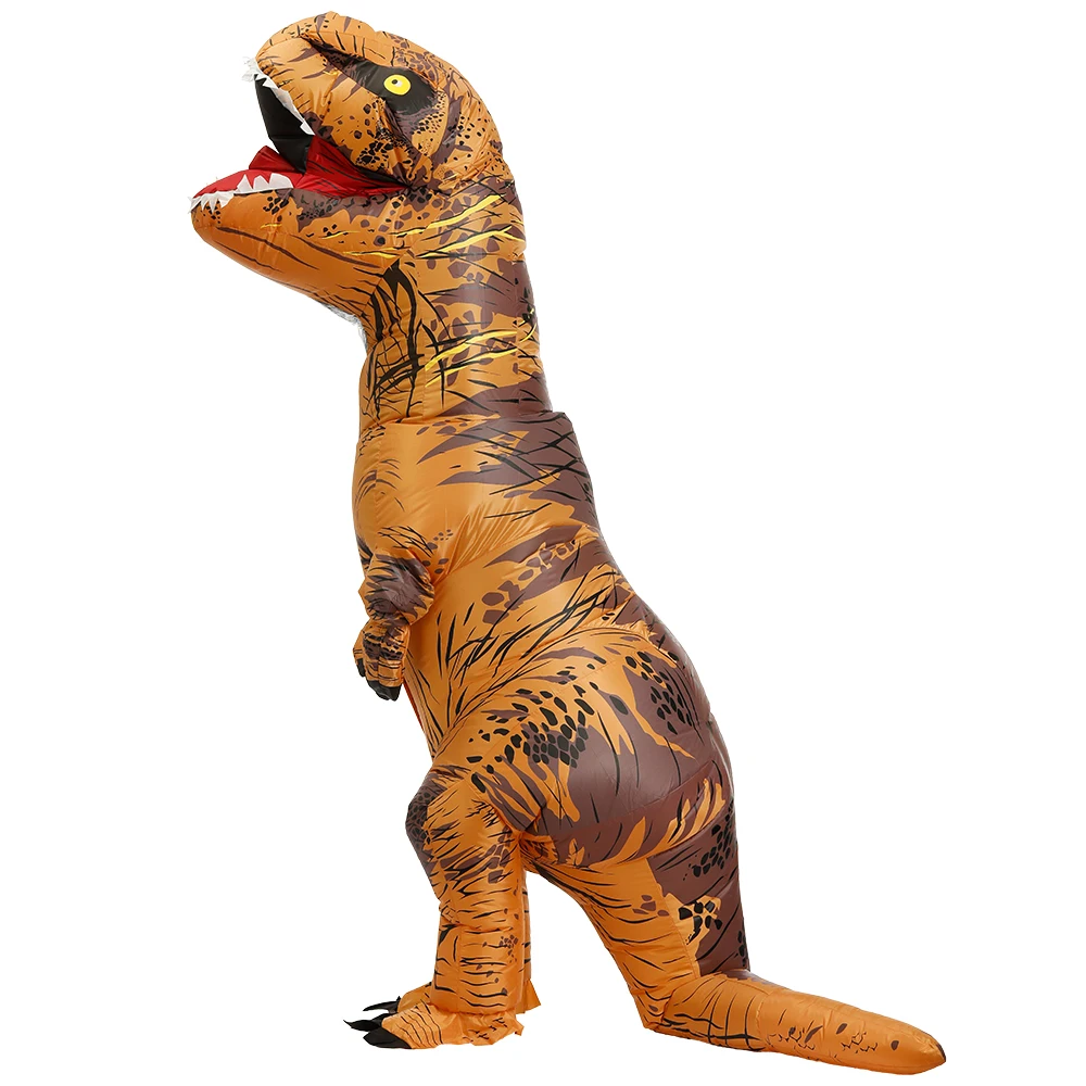 Взрослый детский надувной костюм динозавра T REX wo мужские костюмы динозавр инопланетянин Хэллоуин нарядное платье карнавальный костюм косплей