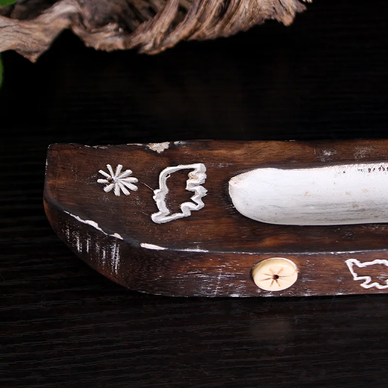 F лодка Тип твердое дерево благовония горелки для ароматические палочки