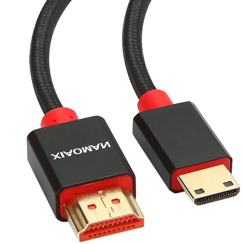 

High Speed Mini HDMI to HDMI Cable Support 4K Ultra HD 3D 1080p for Tablet Notebook Digital Camcorder Camera Game Console