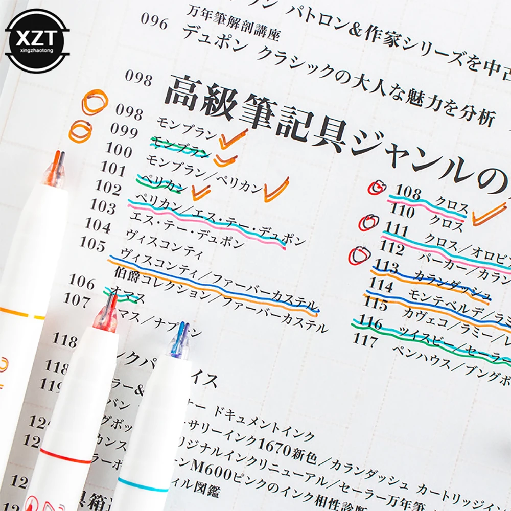 Творческая двухцветная гелевая ручка художественные комиксы рисование граффити