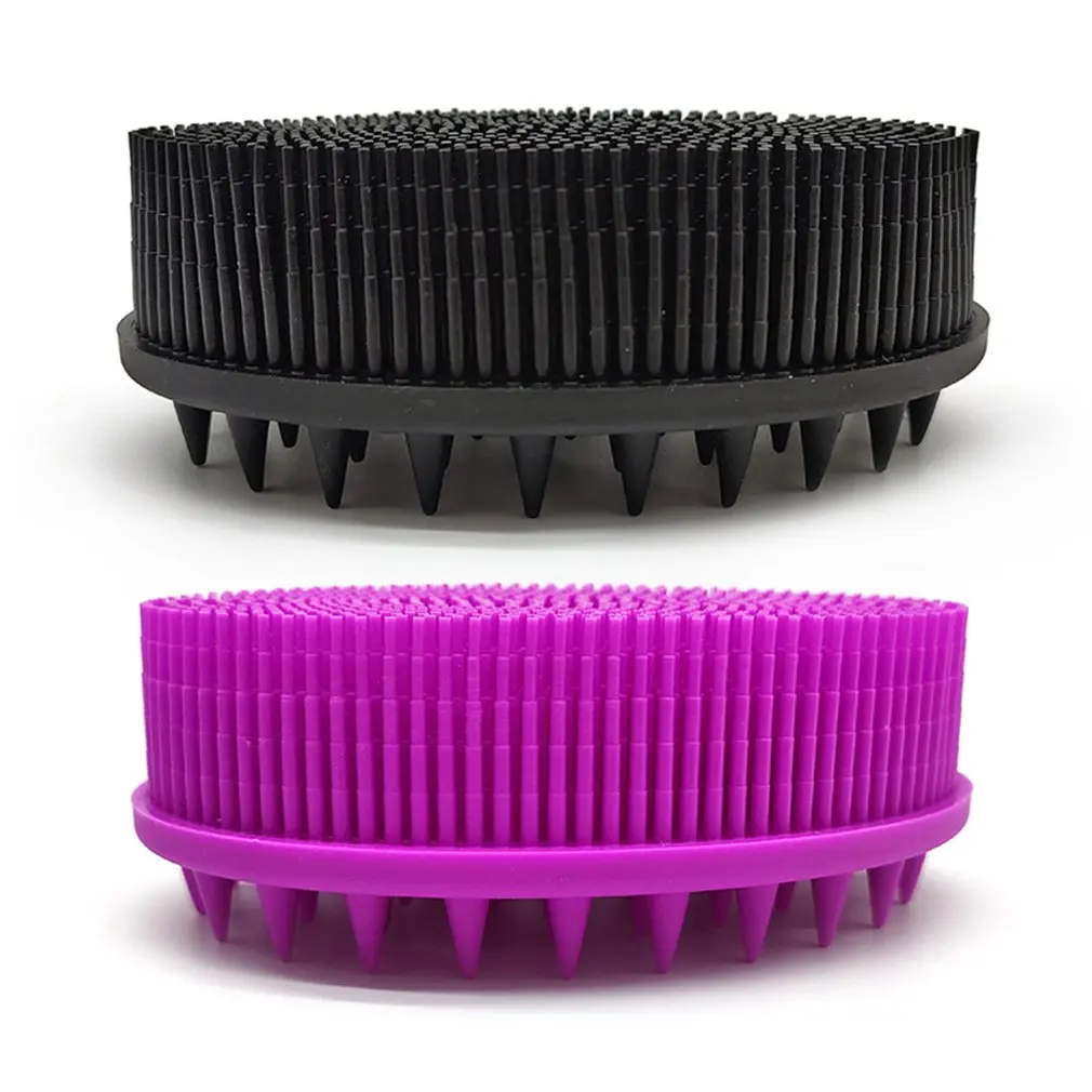 

Силиконовая Двухсторонняя щетка для шампуня и ванны, многофункциональная Массажная щетка для шампуня для взрослых и детей, щетка для ванны