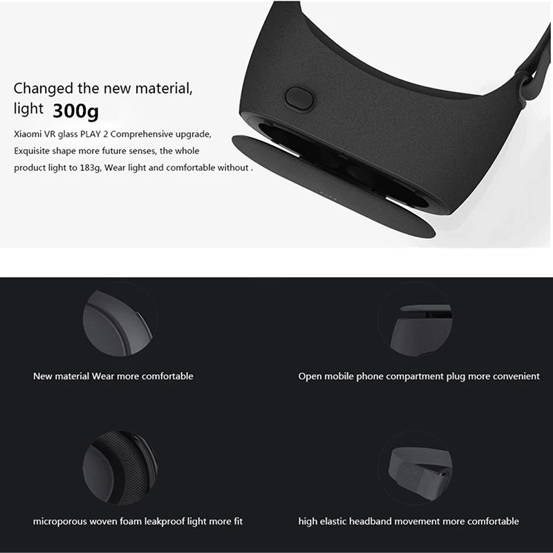 Очки виртуальной реальности Xiaomi VR Play для телефона 4 7-5 7 с контроллером игр |